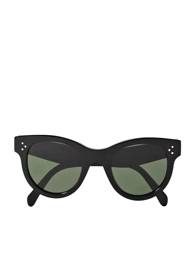 CELINE Eyewear Round-frame Acetate Sunglasses
