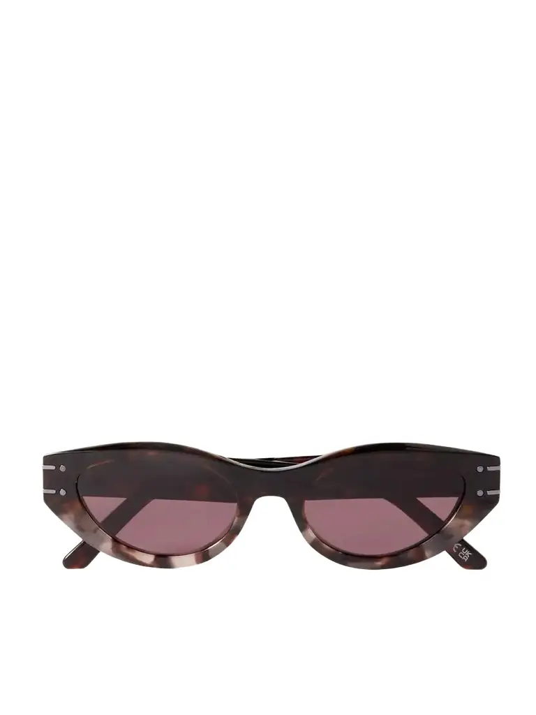 DIOR Eyewear Diorsignature B5i Oval-frame Tortoiseshell Acetate Sunglasses