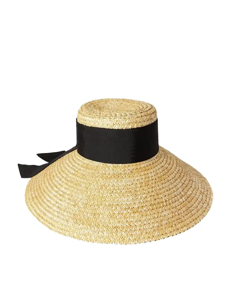 Eugenia Kim Mirabel Grosgrain-trimmed Straw Sunhat