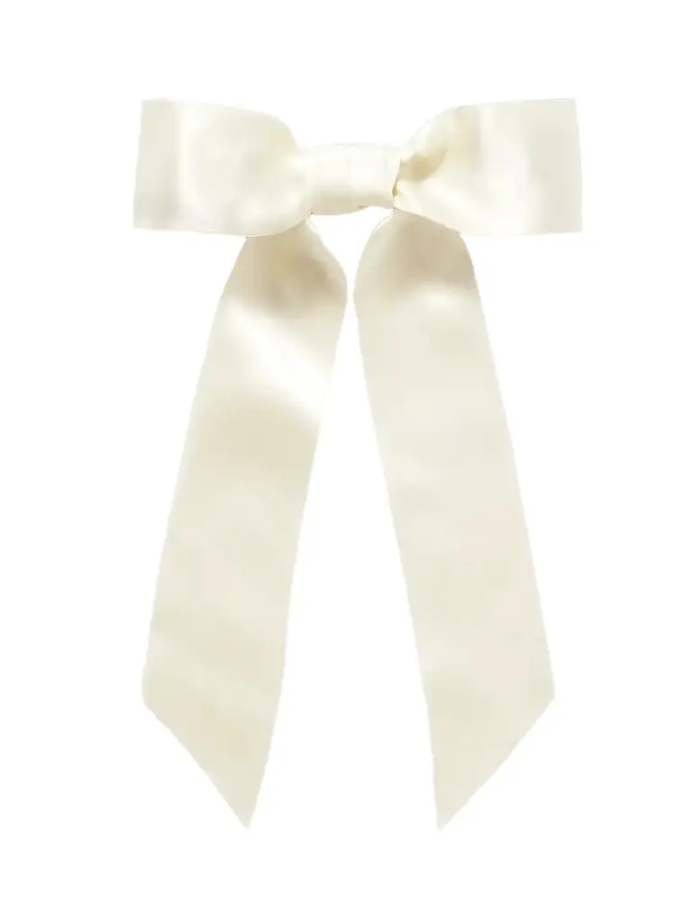 Jennifer Behr Virginia Silk-satin Bow Hair Clip