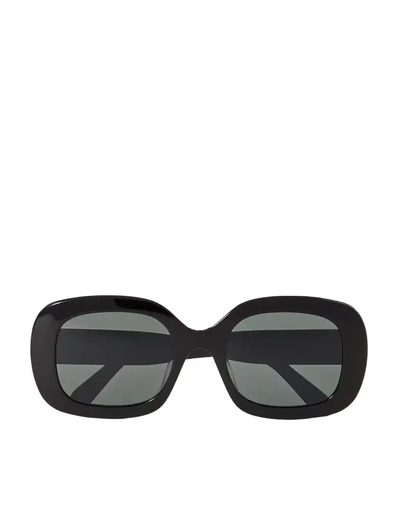 CELINE Eyewear Triomphe Oval-frame Acetate Sunglasses