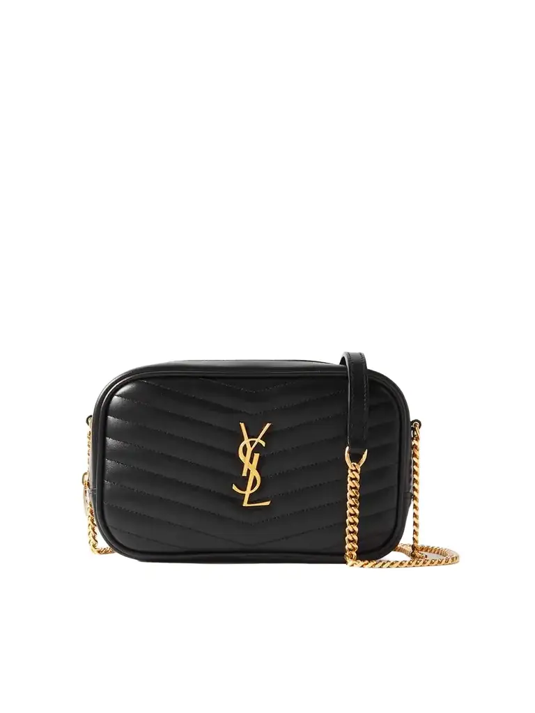 Saint Laurent Loulou Mini Matelassé Leather Shoulder Bag
