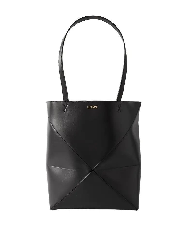 Loewe Puzzle Fold Convertible Medium Leather Tote
