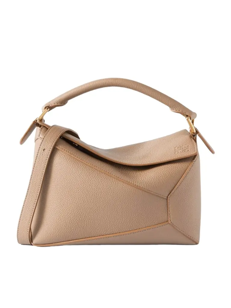 Loewe Puzzle Edge Small Textured-leather Shoulder Bag