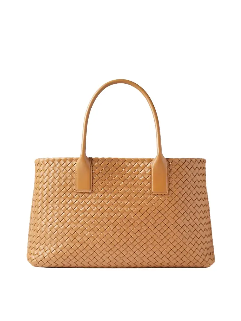 Bottega Veneta Cabat Mini Intrecciato Leather Tote