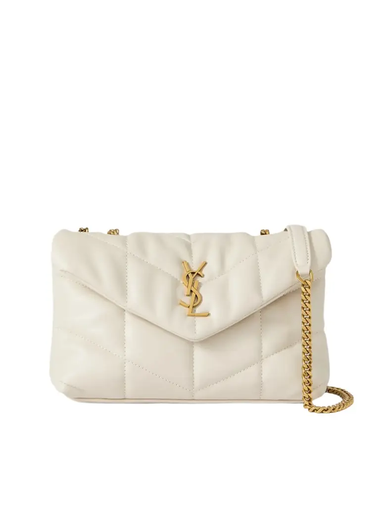 Saint Laurent Toy Puffer Mini Matelassé Leather Shoulder Bag