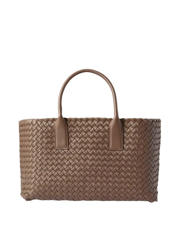 Bottega Veneta Cabat Small Intrecciato Leather Tote