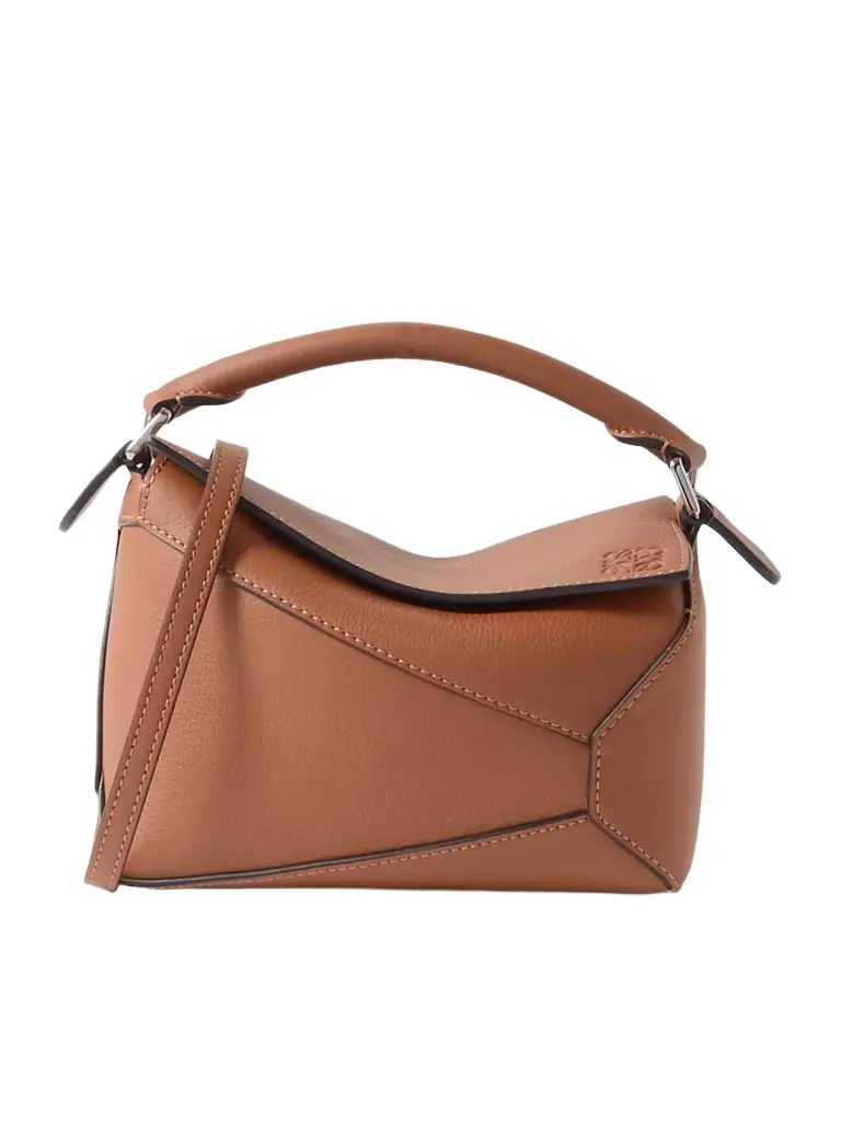 Loewe Puzzle Edge Mini Textured-leather Shoulder Bag