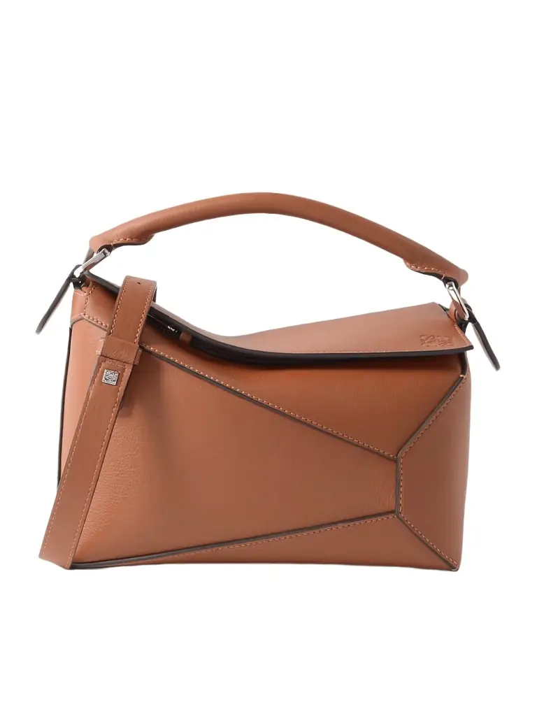 Loewe Puzzle Edge Small Textured-leather Shoulder Bag
