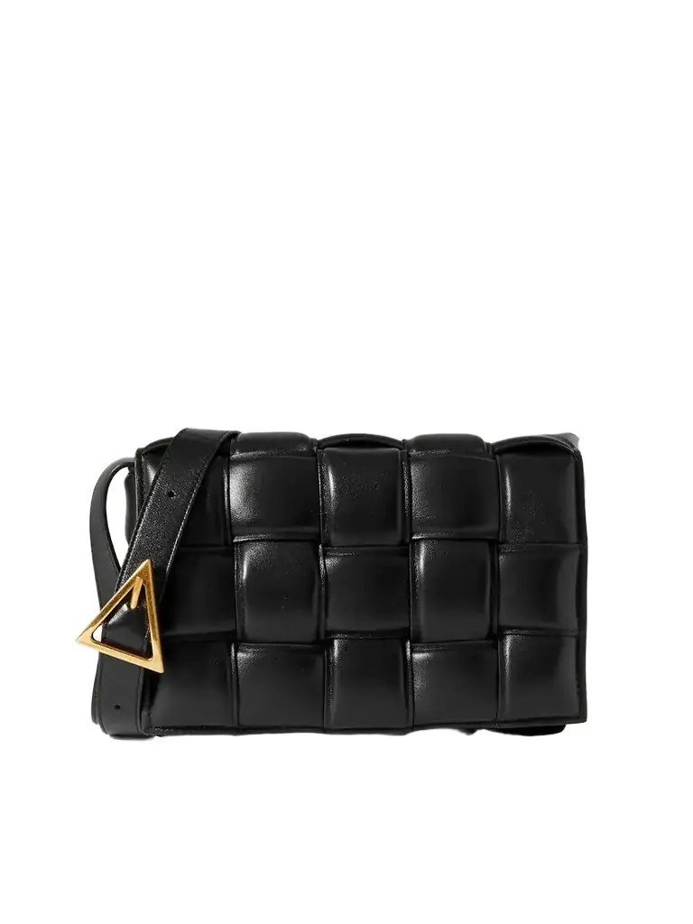 Bottega Veneta Cassette Medium Padded Intrecciato Leather Shoulder Bag