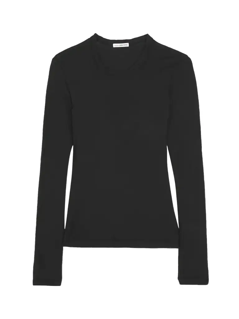 James Perse Slub Cotton-jersey Top