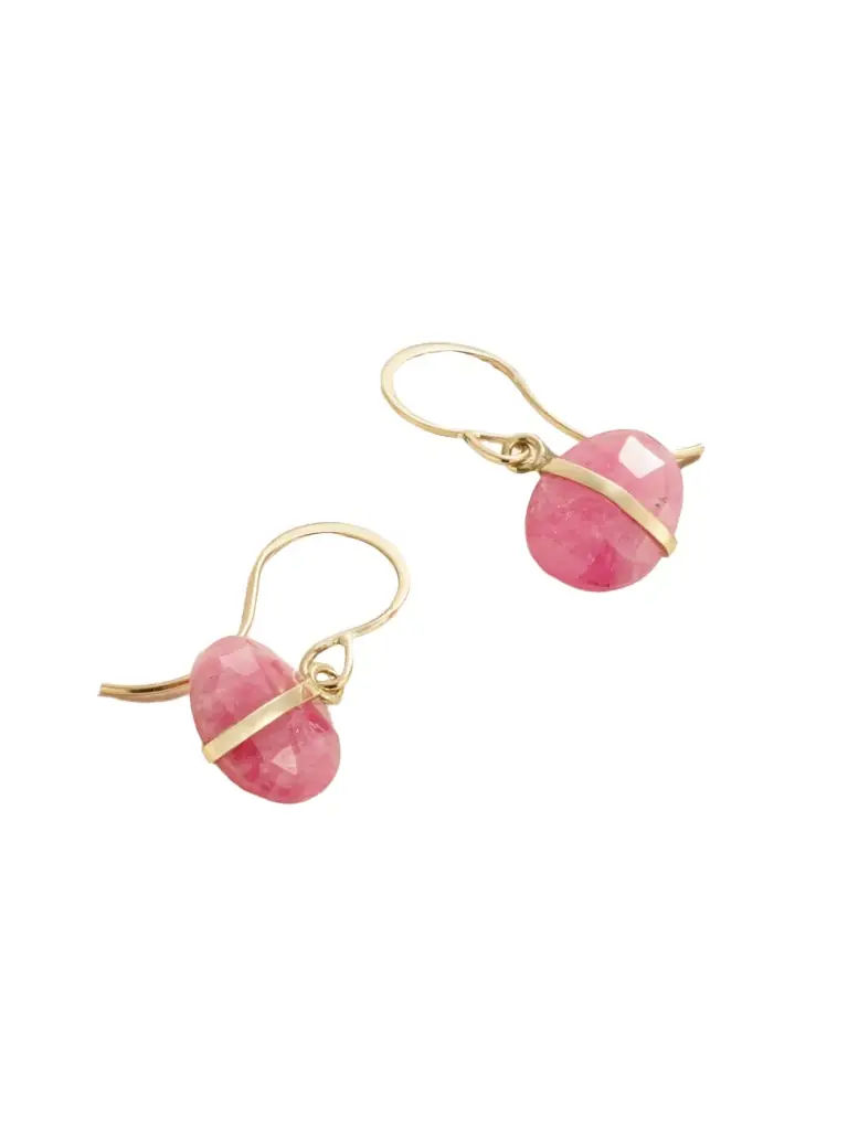 Melissa Joy Manning 14-karat Recycled Gold Sapphire Earrings