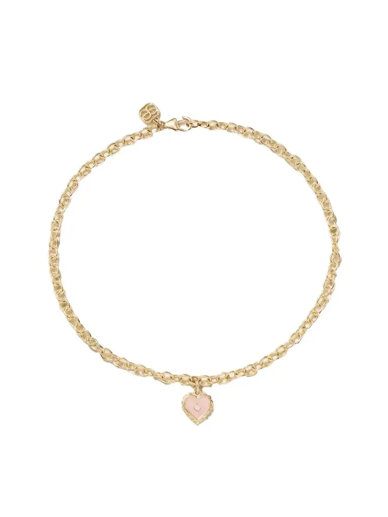 Sydney Evan 14-karat Gold, Enamel And Diamond Bracelet
