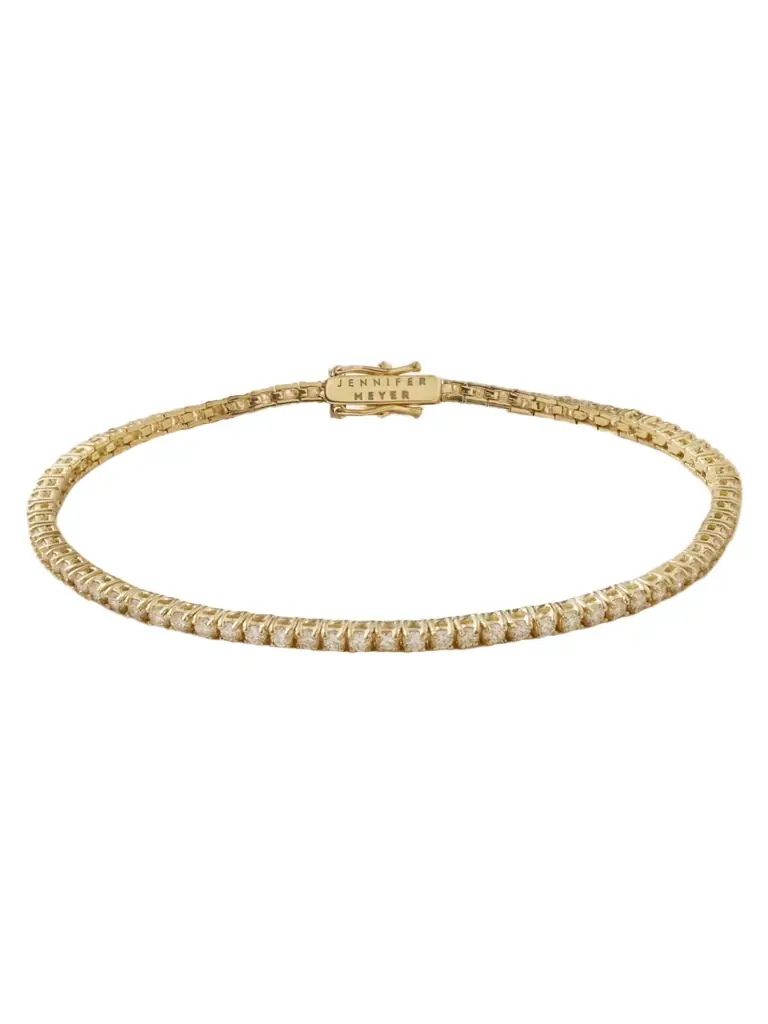 Jennifer Meyer 18-karat Gold Diamond Tennis Bracelet