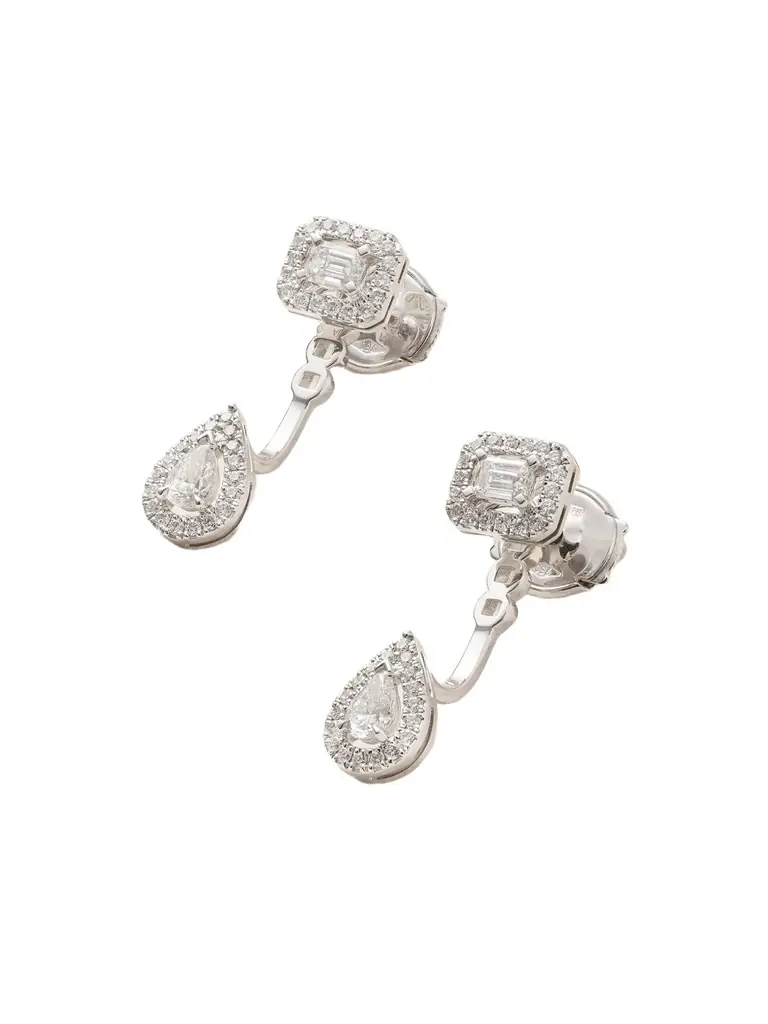 Messika My Twin Toi & Moi 18-karat White Gold Diamond Earrings