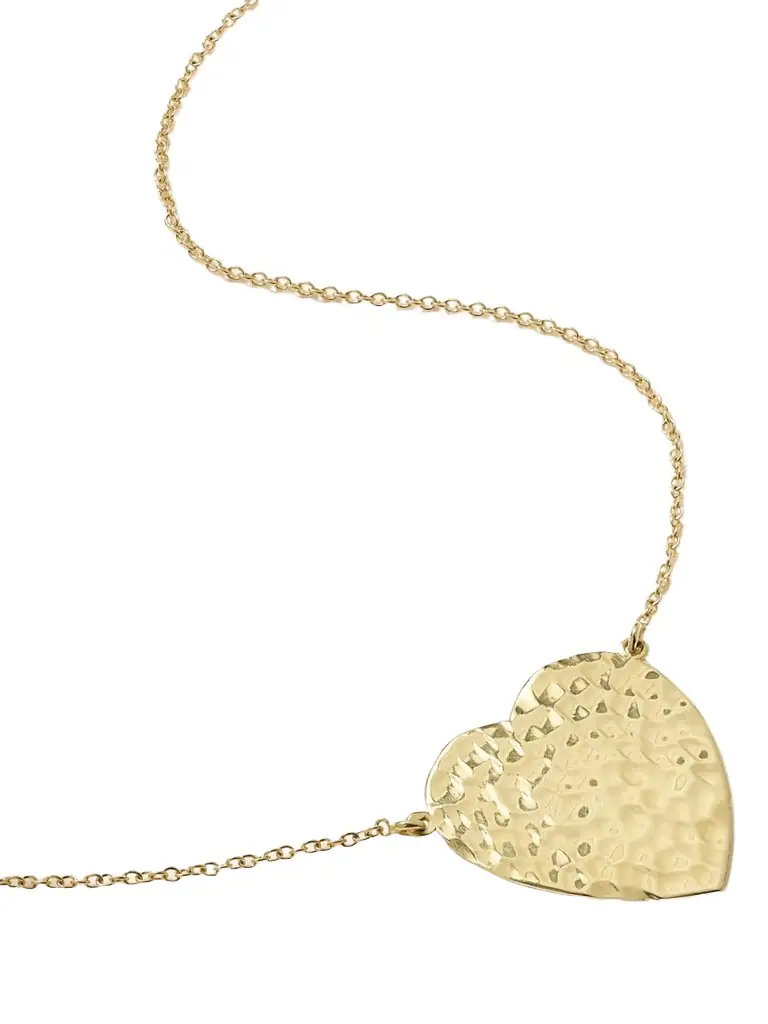 Jennifer Meyer Hammered 18-karat Gold Necklace