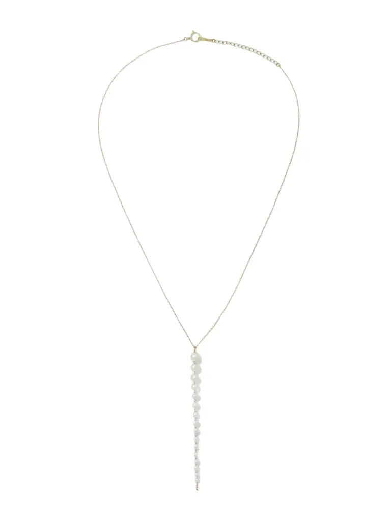 Mizuki 14-karat Gold Pearl Necklace