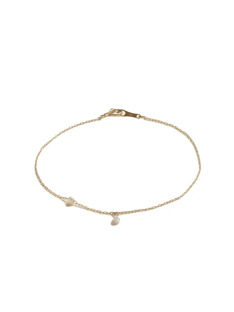 Mizuki Sea Of Beauty 14-karat Gold, Pearl And Diamond Bracelet