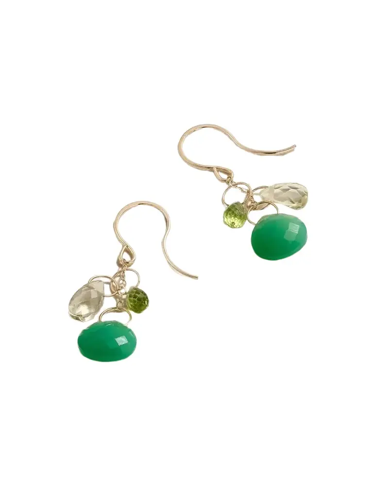 Melissa Joy Manning 14-karat Recycled Gold Multi-stone Earrings