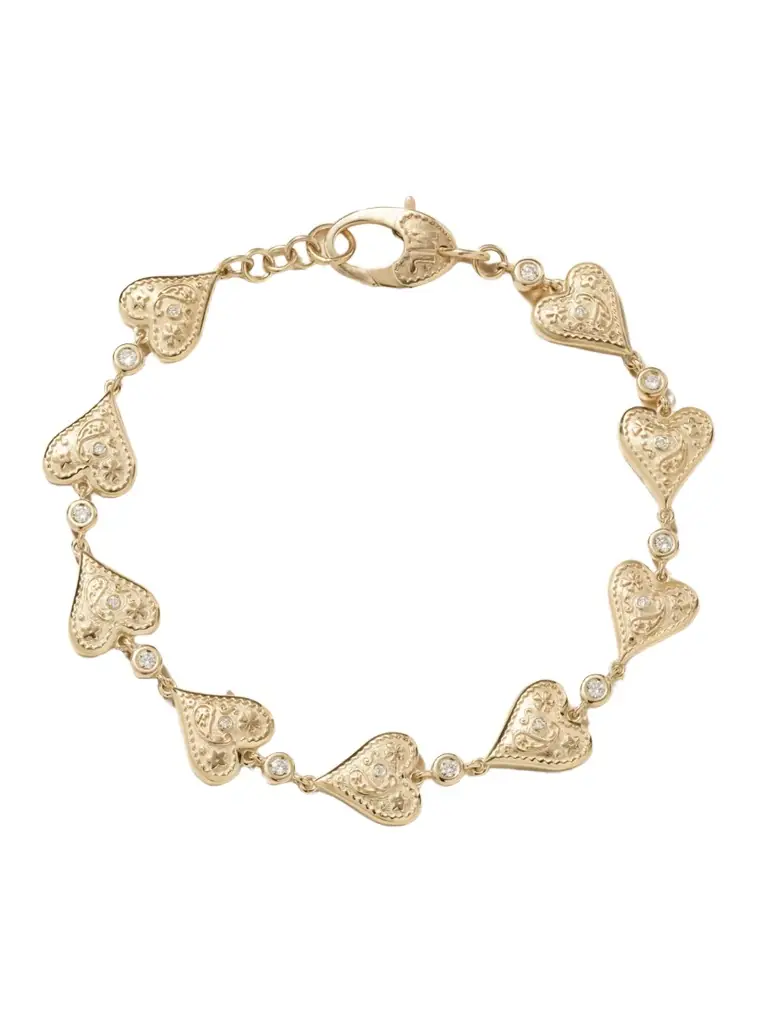 Marlo Laz Southwestern 14-karat Gold Diamond Bracelet