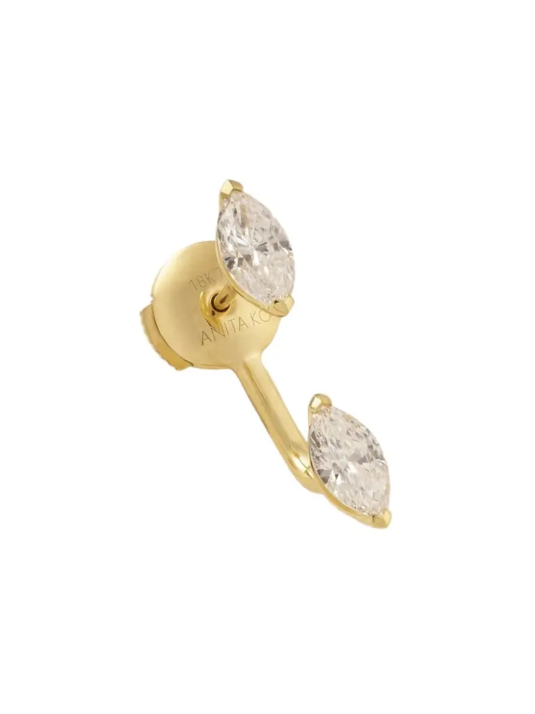 Anita Ko Orbit 18-karat Gold Diamond Single Earring