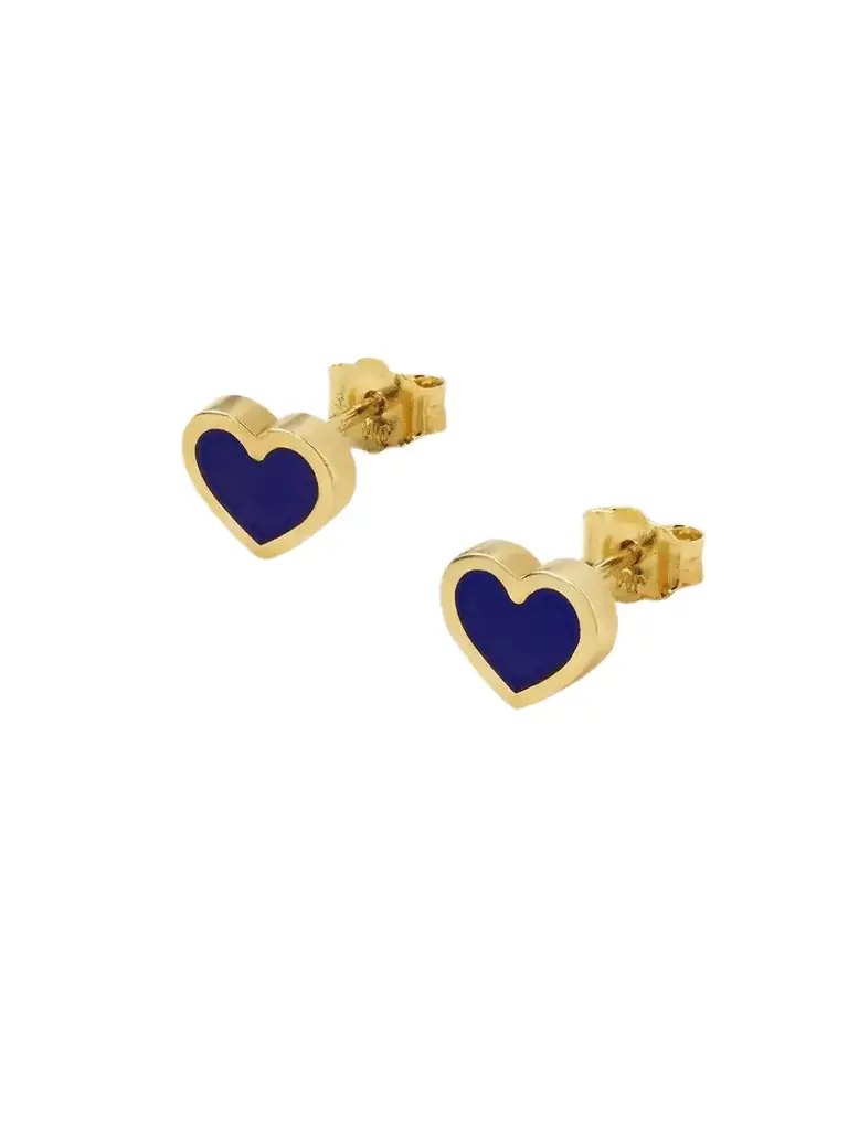 Jennifer Meyer 18-karat Gold Lapis Lazuli Earrings