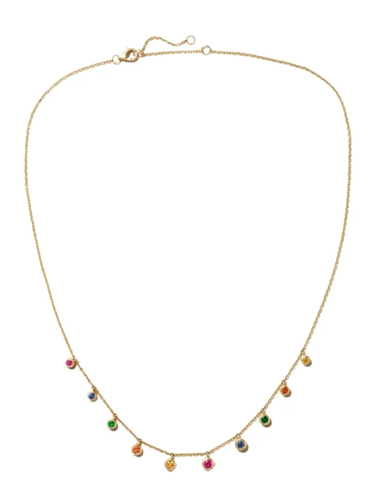 Roxanne First 14-karat Gold Sapphire Necklace