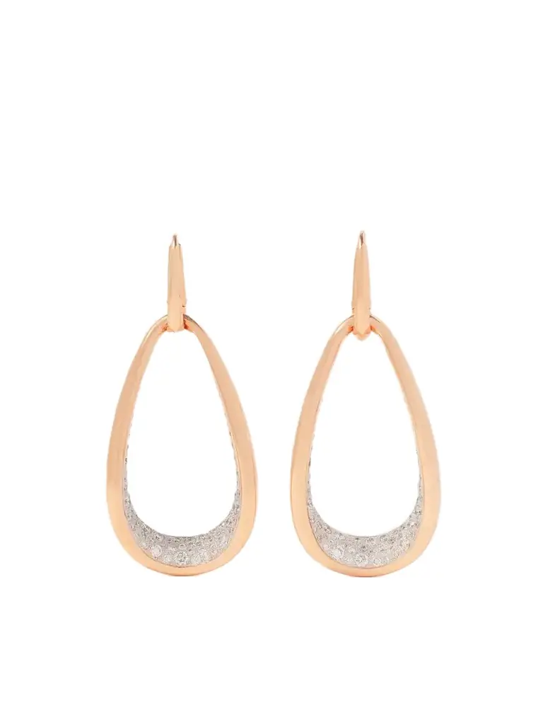 Pomellato Fantina 18-karat Rose Gold Diamond Earrings