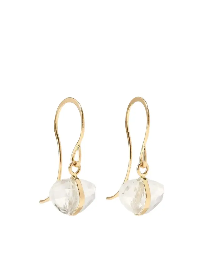 Melissa Joy Manning 14-karat Recycled Gold Moonstone Earrings