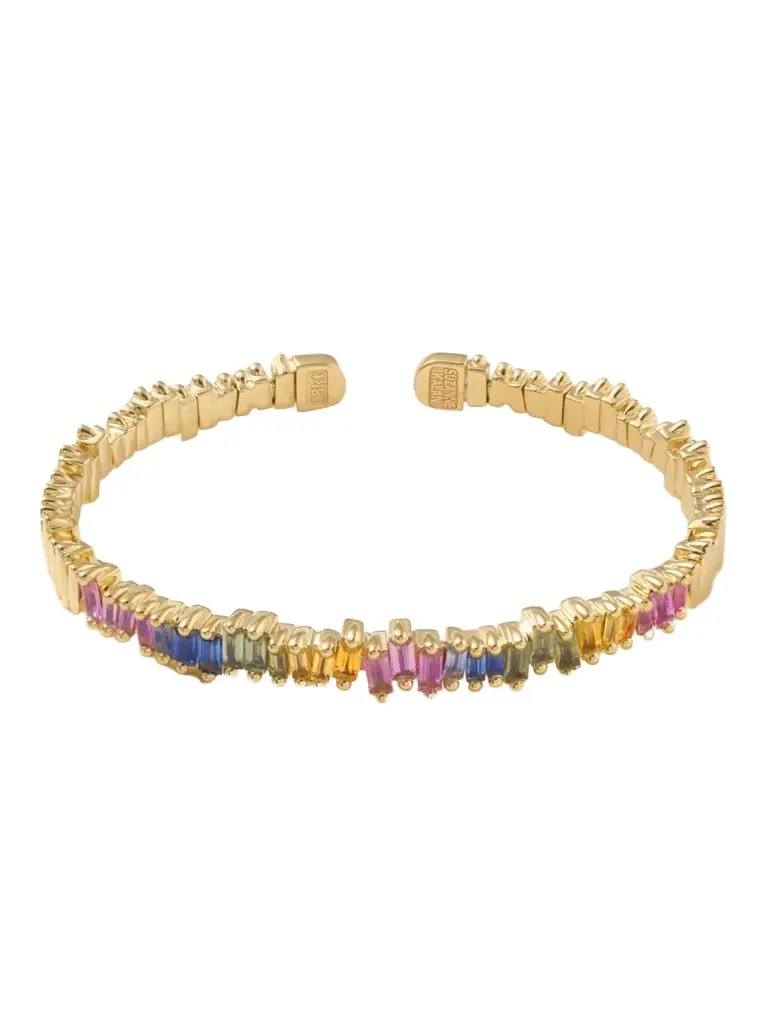 Suzanne Kalan 18-karat Gold Sapphire Cuff