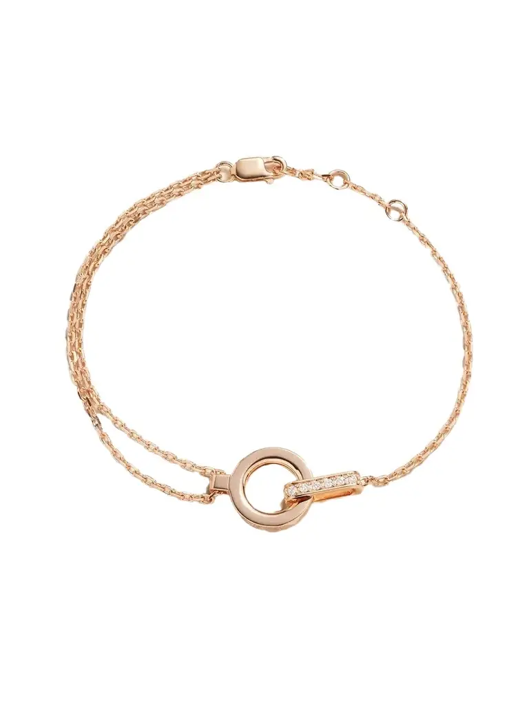 Repossi Berbère Module 18-karat Rose Gold Diamond Bracelet