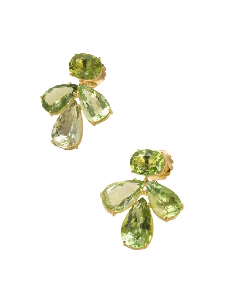 Irene Neuwirth Gemmy Gem 18-karat Gold Tourmaline Earrings