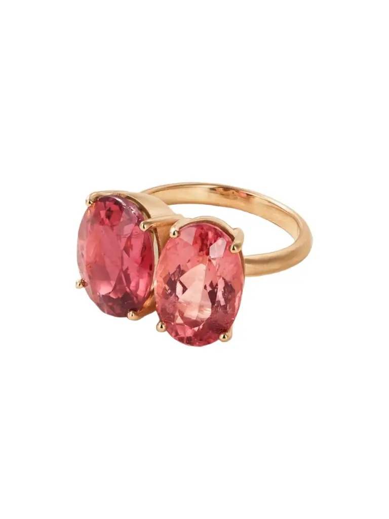 Irene Neuwirth Gemmy Gem 18-karat Rose Gold Tourmaline Ring