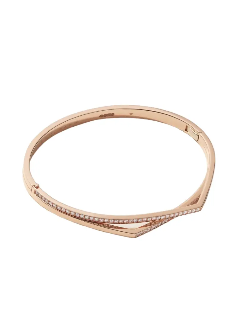 Repossi Antifer 18-karat Rose Gold Diamond Bracelet