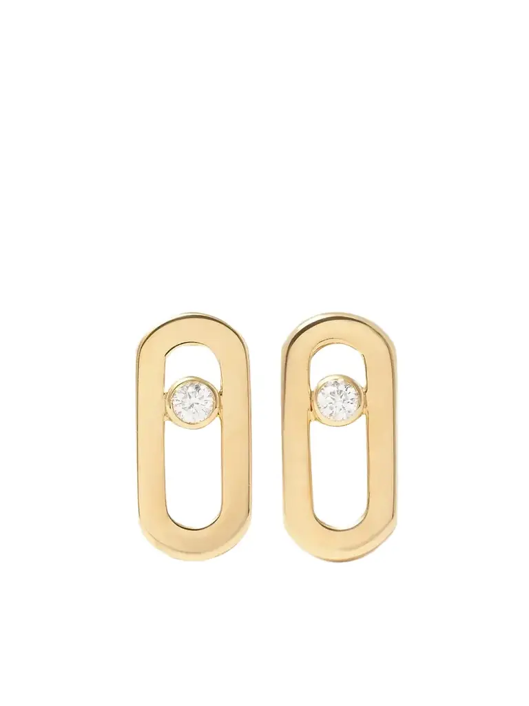 Messika Move Uno 18-karat Gold Diamond Earrings