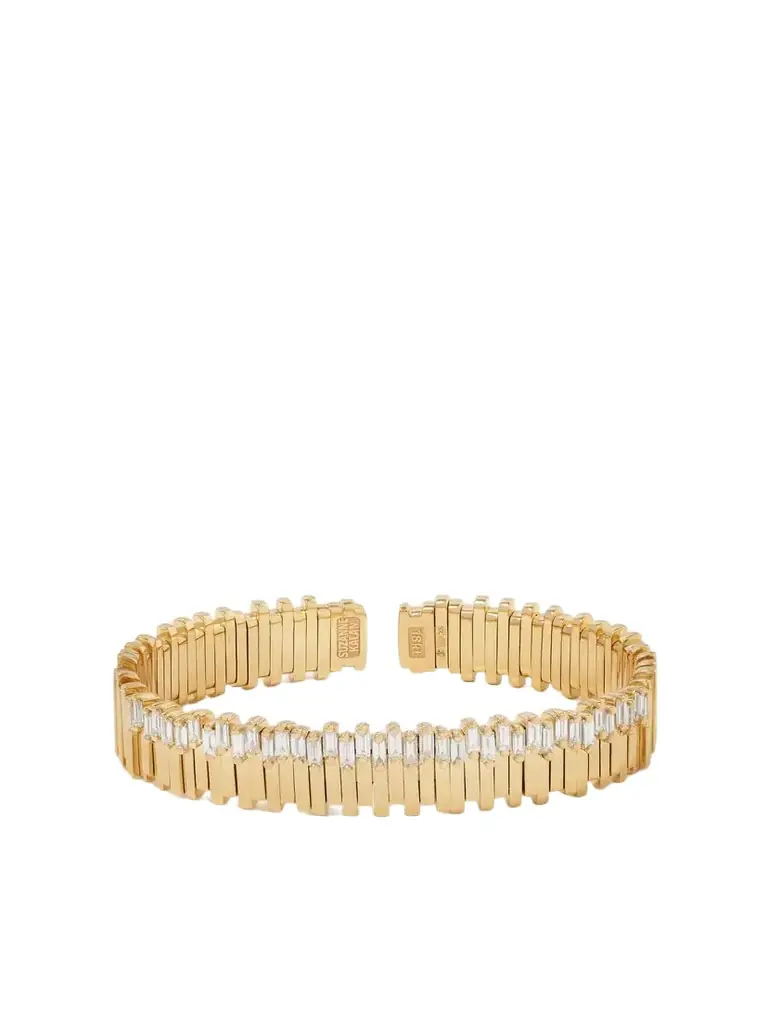 Suzanne Kalan 18-karat Gold Diamond Bracelet