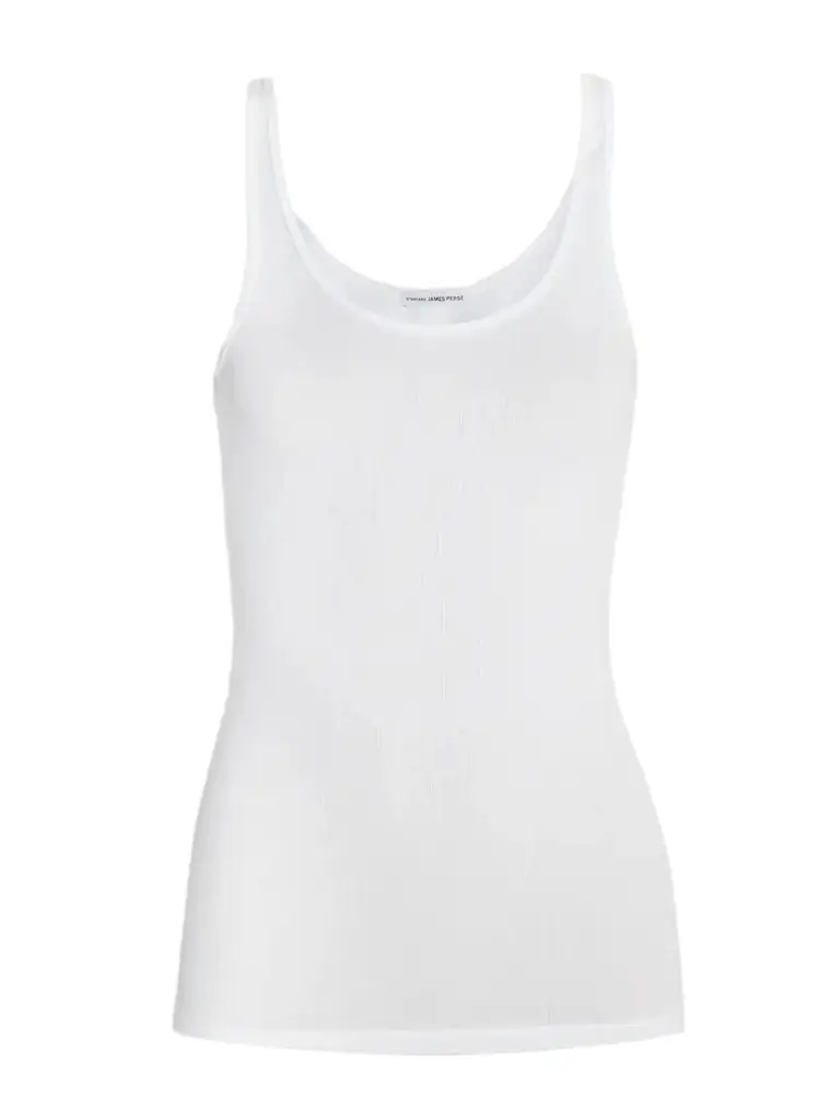 James Perse The Daily Ribbed Stretch-cotton Tank - Women's Clothing