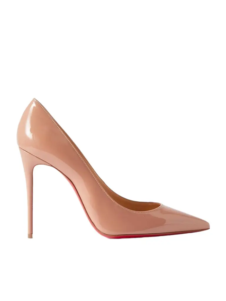 Christian Louboutin Kate 100 Patent-leather Pumps