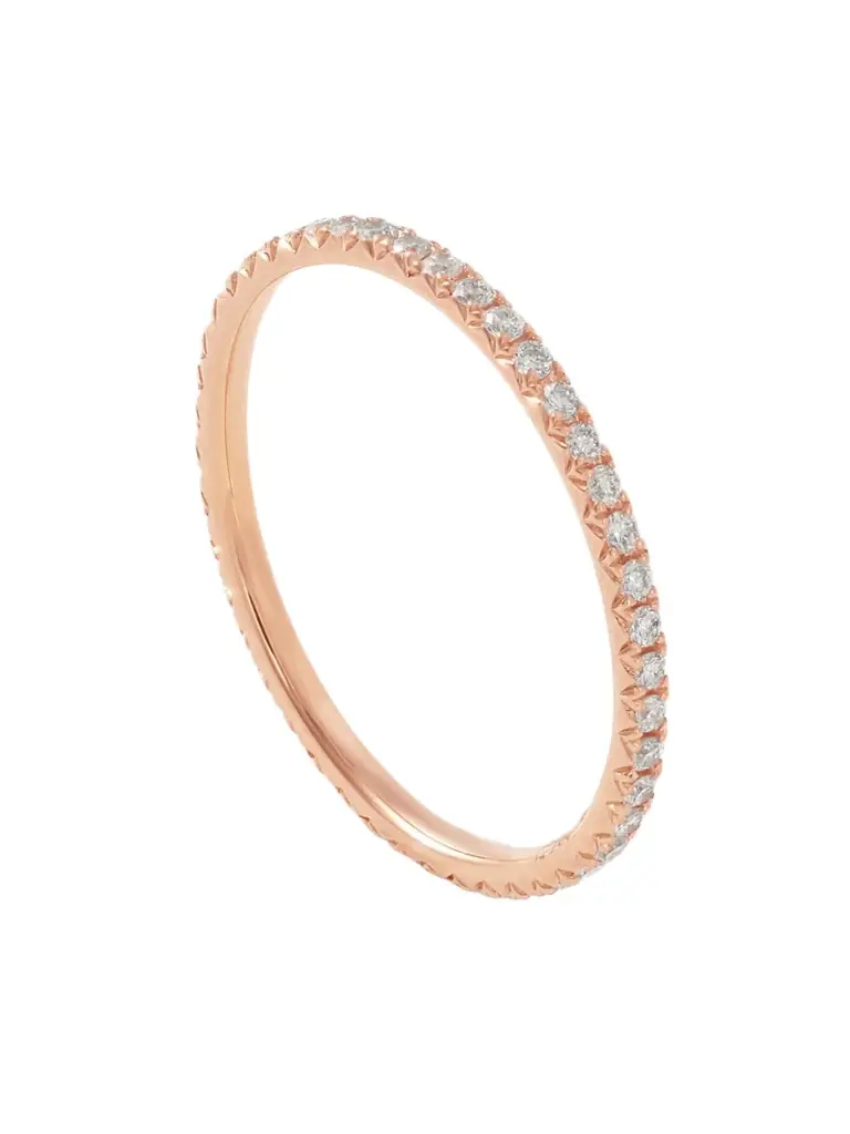Anita Ko Eternity 18-karat Rose Gold Diamond Ring