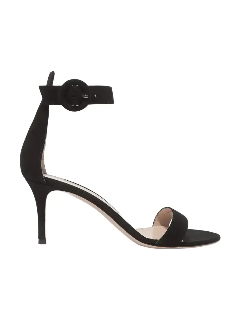 Gianvito Rossi Portofino 70 Suede Sandals