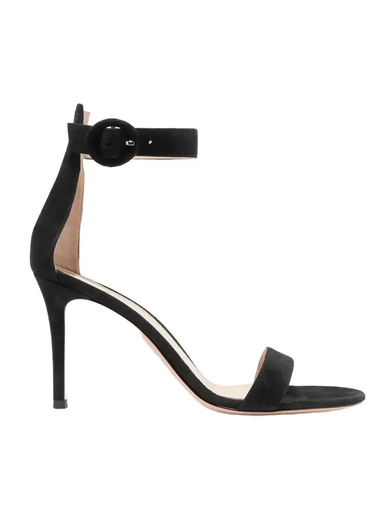 Gianvito Rossi Portofino 85 Suede Sandals