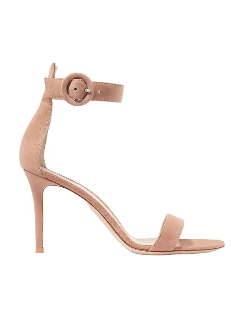 Gianvito Rossi Portofino 85 Suede Sandals