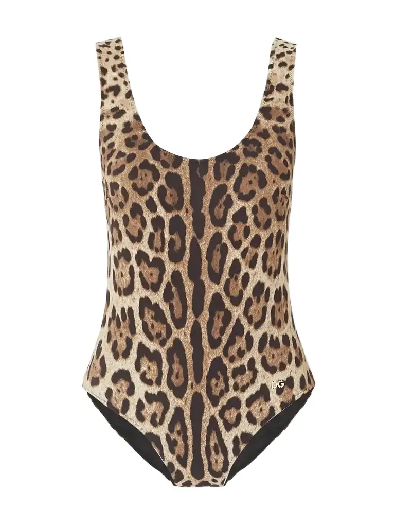 Dolce & Gabbana Leopard-print Swimsuit