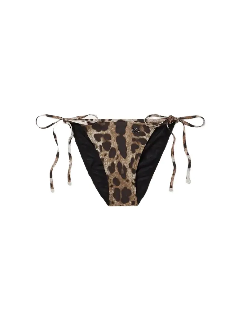 Dolce & Gabbana Leopard-print Bikini Briefs
