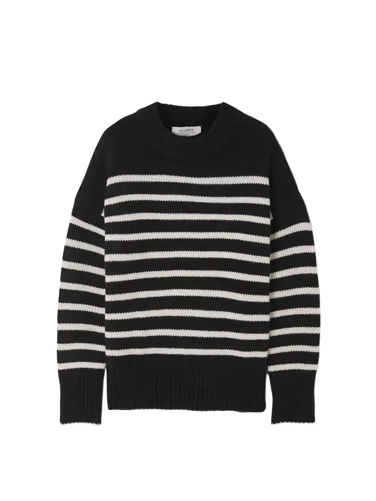 La Ligne Marin Striped Wool And Cashmere-blend Sweater