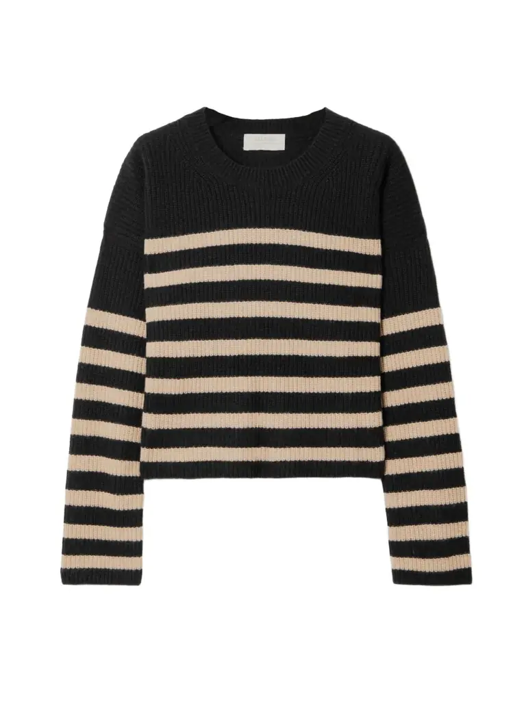 La Ligne Mini Toujours Striped Cashmere Sweater