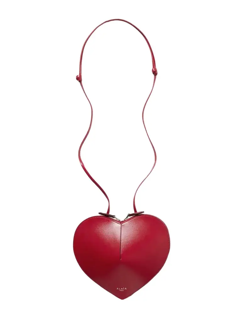 Alaïa Le Coeur Leather Shoulder Bag