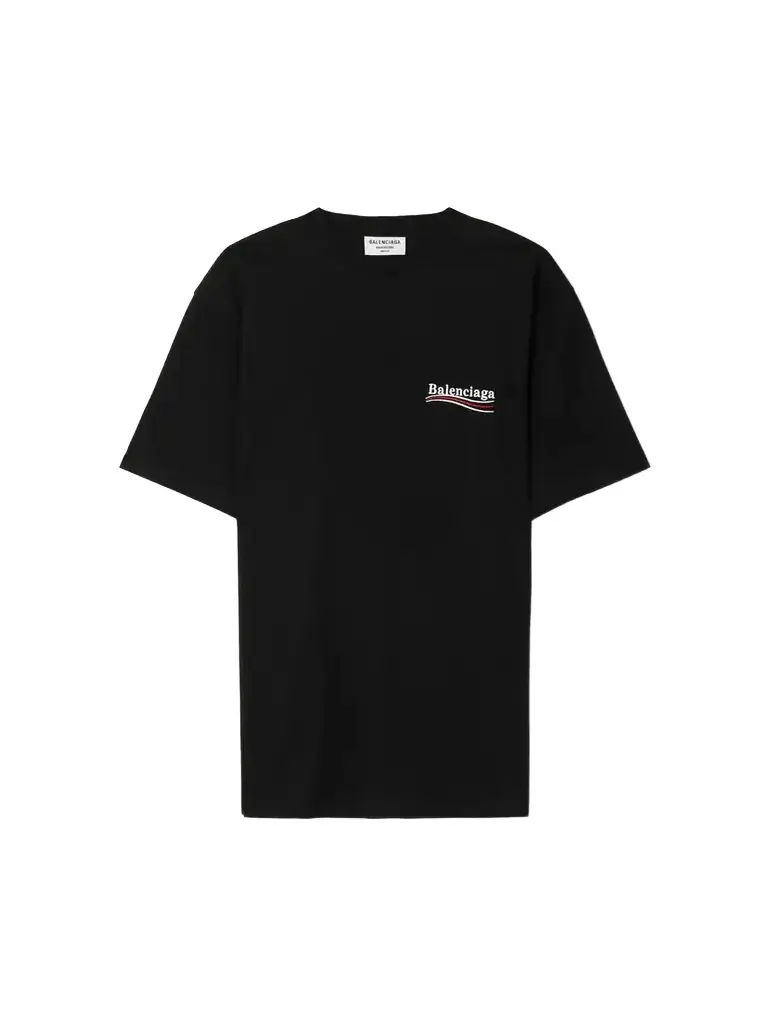 Balenciaga Oversized Embroidered Cotton-jersey T-shirt