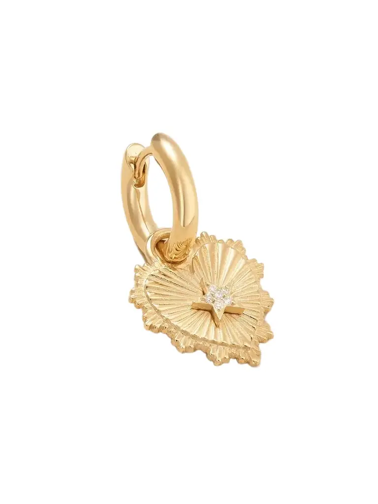 Foundrae 18-karat Gold Diamond Single Earring