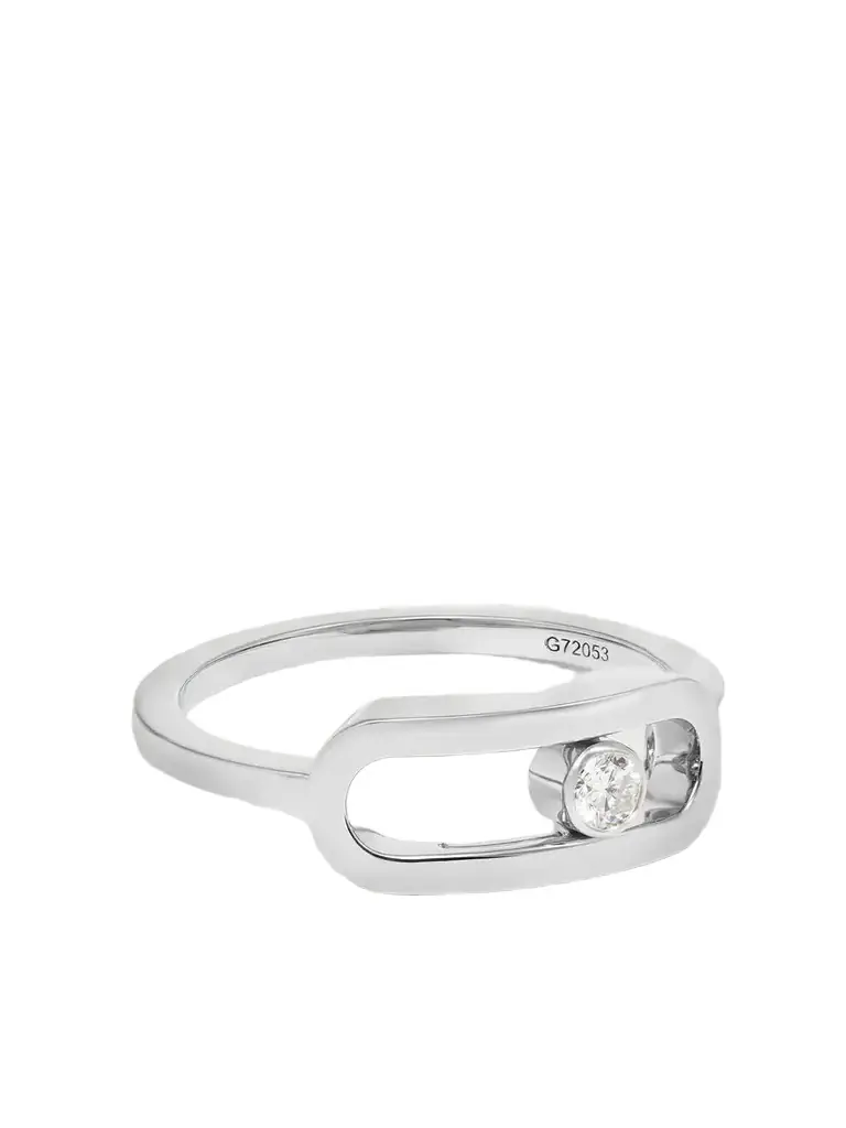 Messika Move Uno 18-karat White Gold Diamond Ring
